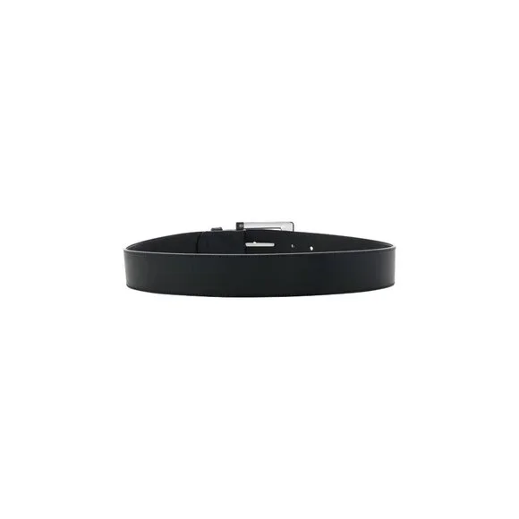 Brandon Maxwell Lucite Buckle Leather Belt Black Size Medium NWT display picture 1